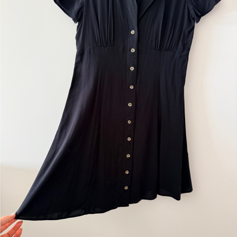 ASOS Black Collared Dress - Picture 3 of 7